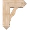 Ekena Millwork Funston Arts and Crafts Smooth Bracket w/ Offset Brace, Douglas Fir, 7 1/2"W x 18"D x 22"H BKT0806X18X22FST03SDF - alternate 4